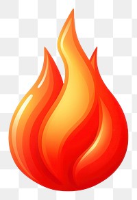 PNG Fire flame icon burning red art. 