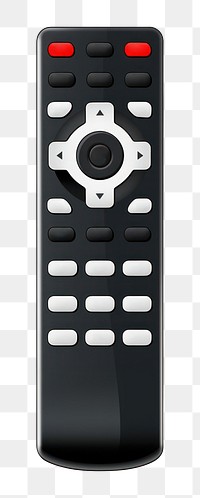 PNG TV remote control black white background electronics. 