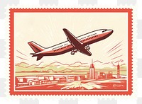 PNG Postage stamp aircraft airplane airliner. 