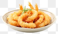 PNG Seafood tempura shrimp plate. 