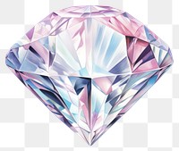 PNG  Diamond jewelry gemstone crystal. AI generated Image by rawpixel.