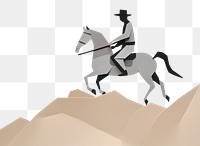 PNG Horse animal mammal paper. AI generated Image by rawpixel.