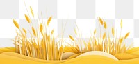 PNG Yellow grass field backgrounds nature tranquility. 