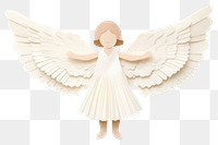 PNG  Angel white toy white background. AI generated Image by rawpixel.