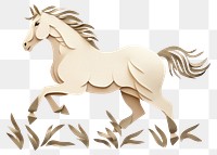 PNG  Horse animal mammal white background. AI generated Image by rawpixel.