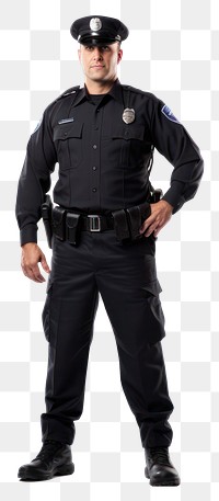 PNG Police woman adult white background protection. 