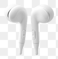 PNG A White headphones wireless earpieces headset white  