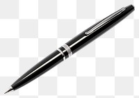 PNG A Ball point pen black white background paper. 