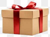 PNG Gift box wrapped ribbon. 