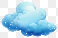 PNG Cloud white background chandelier turquoise. 