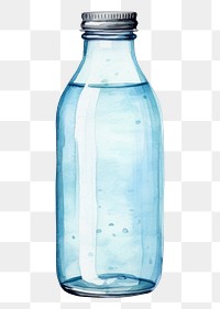 PNG Bottle glass white background refreshment. 