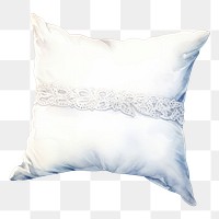 PNG Pillow cushion white  