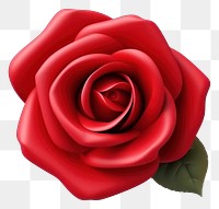 PNG Red rose flower plant white background