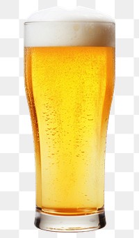 PNG Drink glass beer lager. 