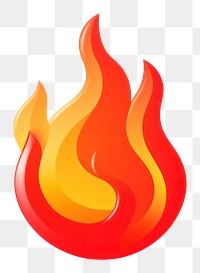 PNG Fire flame icon burning red  