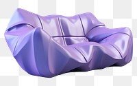 PNG  Furniture crumpled cushion folded. AI generated Image by rawpixel.