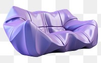 PNG Furniture crumpled cushion folded. 