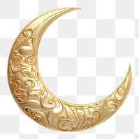 PNG Gold moon accessories astrology