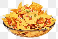 PNG Mexican nachos snack food vegetable. 