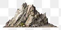 PNG  Mountain rock outdoors nature. AI generated Image by rawpixel.