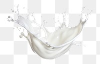 PNG Milk splash milk white white background