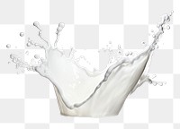 PNG Milk Splash milk white  