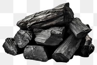 PNG Natural wood charcoal rock white background monochrome. 