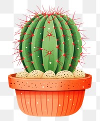 PNG Cactus cartoon plant freshness. 