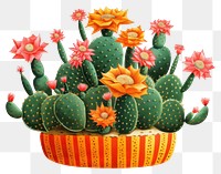 PNG Cactus cartoon plant craft. AI generated Image by rawpixel.