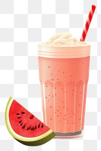 PNG  Guava smoothie milkshake fruit drink. AI generated Image by rawpixel.