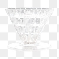 Coffee glass png, transparent background