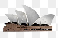 Sydney Opera House png, transparent background