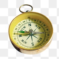 Vintage compass png, transparent background