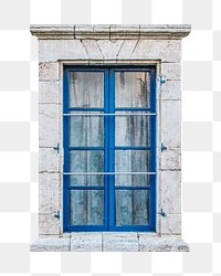 Blue window png, transparent background