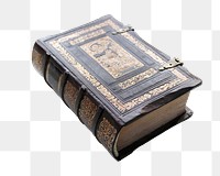 Ancient bible book png, transparent background