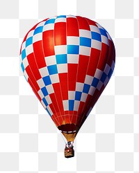 Hot air balloon png sticker, transparent background