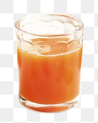 Orange juice png sticker, transparent background