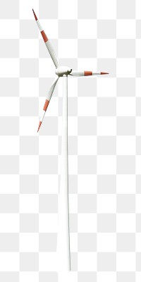 Png Wind turbine sticker, transparent background