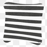 Zebra cushion png sticker, transparent background