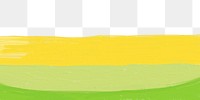Abstract meadow png border transparent background