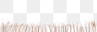 Brown grass png border transparent background