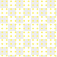 Png yellow polka dot pattern, transparent background