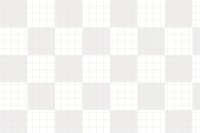 White grid pattern png background, transparent design