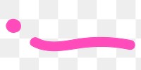 Png abstract pink line, transparent background