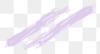 Purple brush strokes png, transparent background