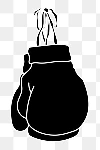 Boxing glove png illustration, transparent background