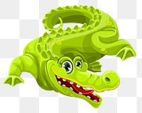 Crocodile png illustration, transparent background. Free public domain CC0 image.