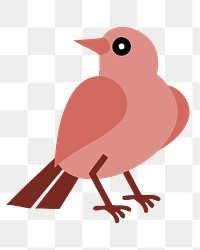 Bird png illustration, transparent background. Free public domain CC0 image.