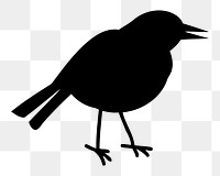 Bird png illustration, transparent background. Free public domain CC0 image.