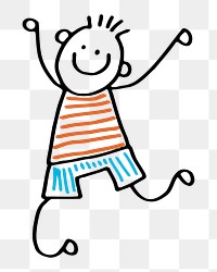 Happy boy png illustration, transparent background. Free public domain CC0 image.